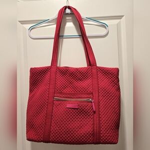 Vera Bradley Pink Quilted Tote Shoulder Bag